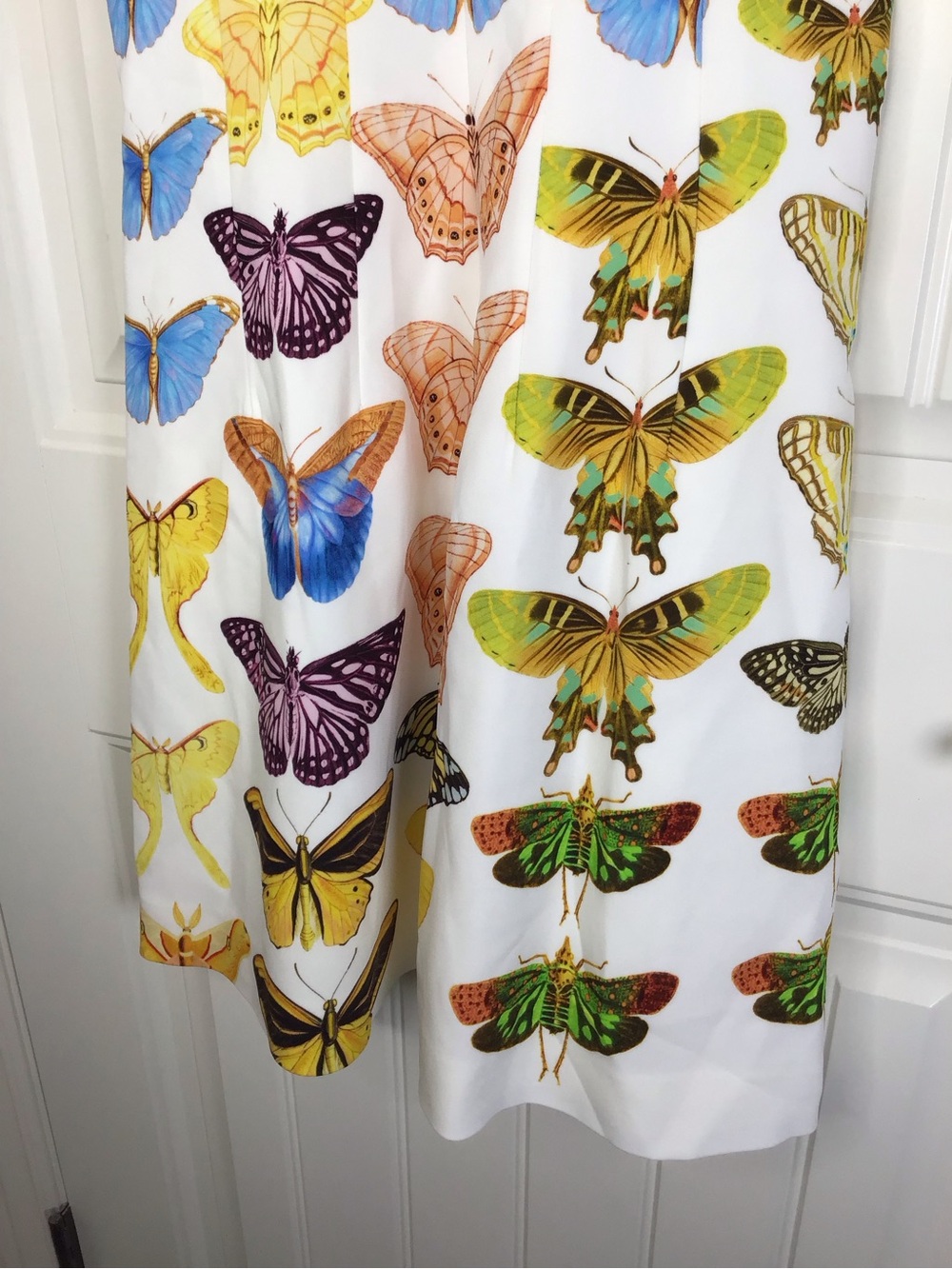 Reiss Tansy NYBG Butterfly Print Mini Dress Size 8. - Picture 7 of 12